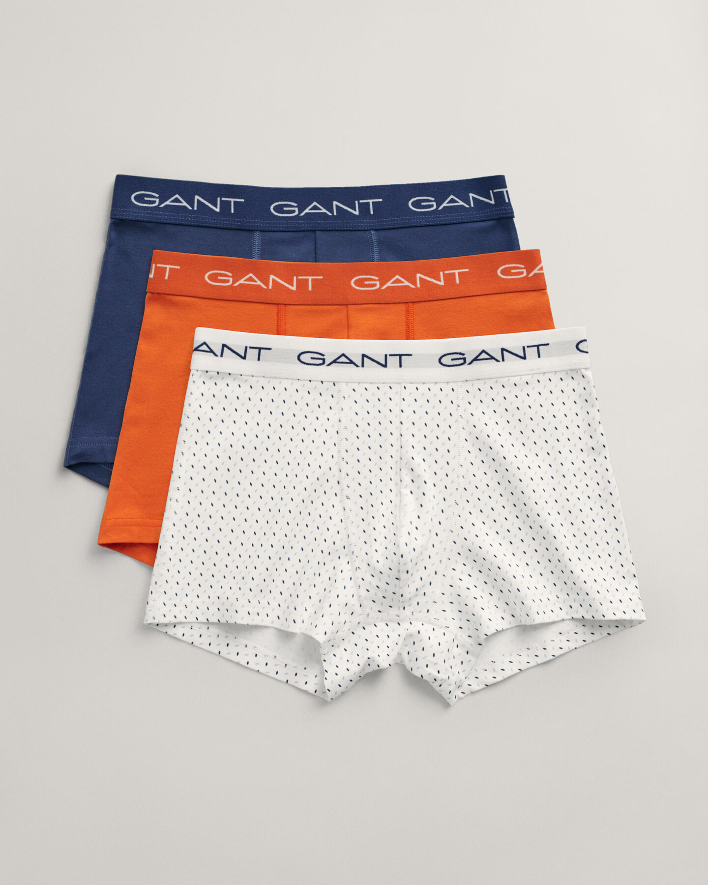 Set van drie boxershorts met kleine print in cadeauverpakking