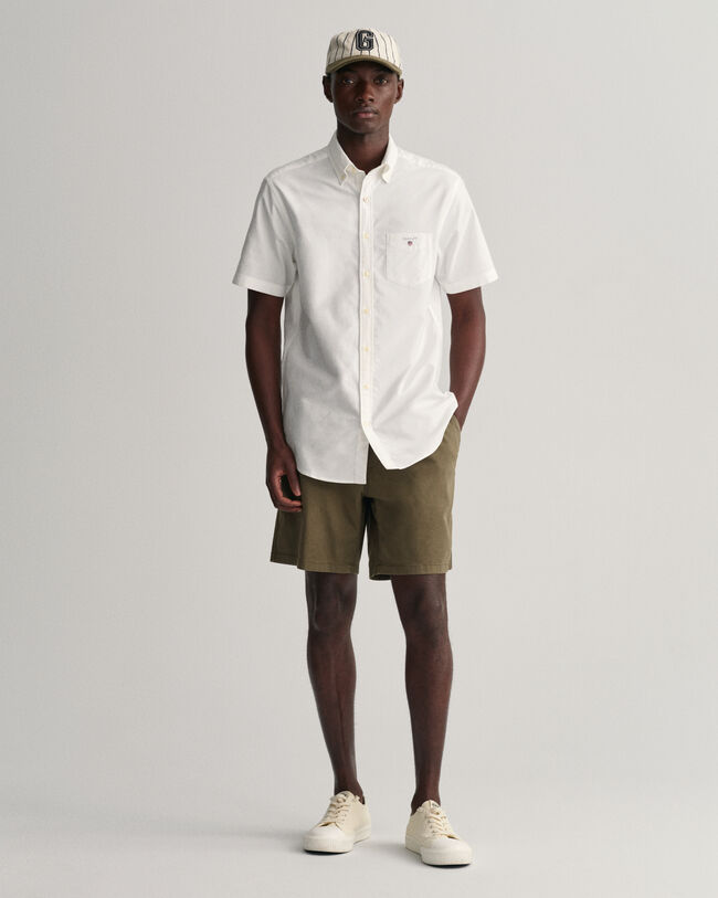 Regular Fit Oxford-overhemd met korte mouwen