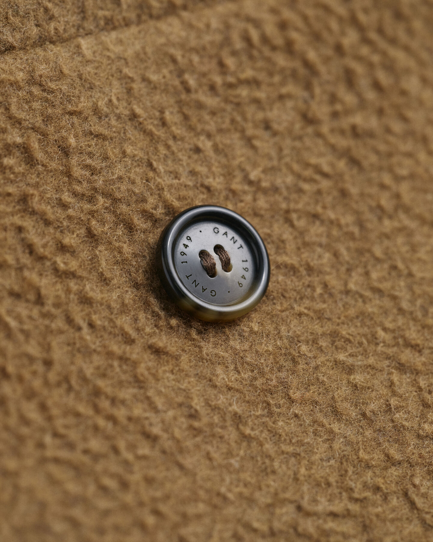 Double-breasted wollen jas