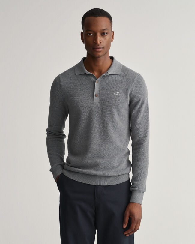 Poloshirt van katoenpiqu&eacute;