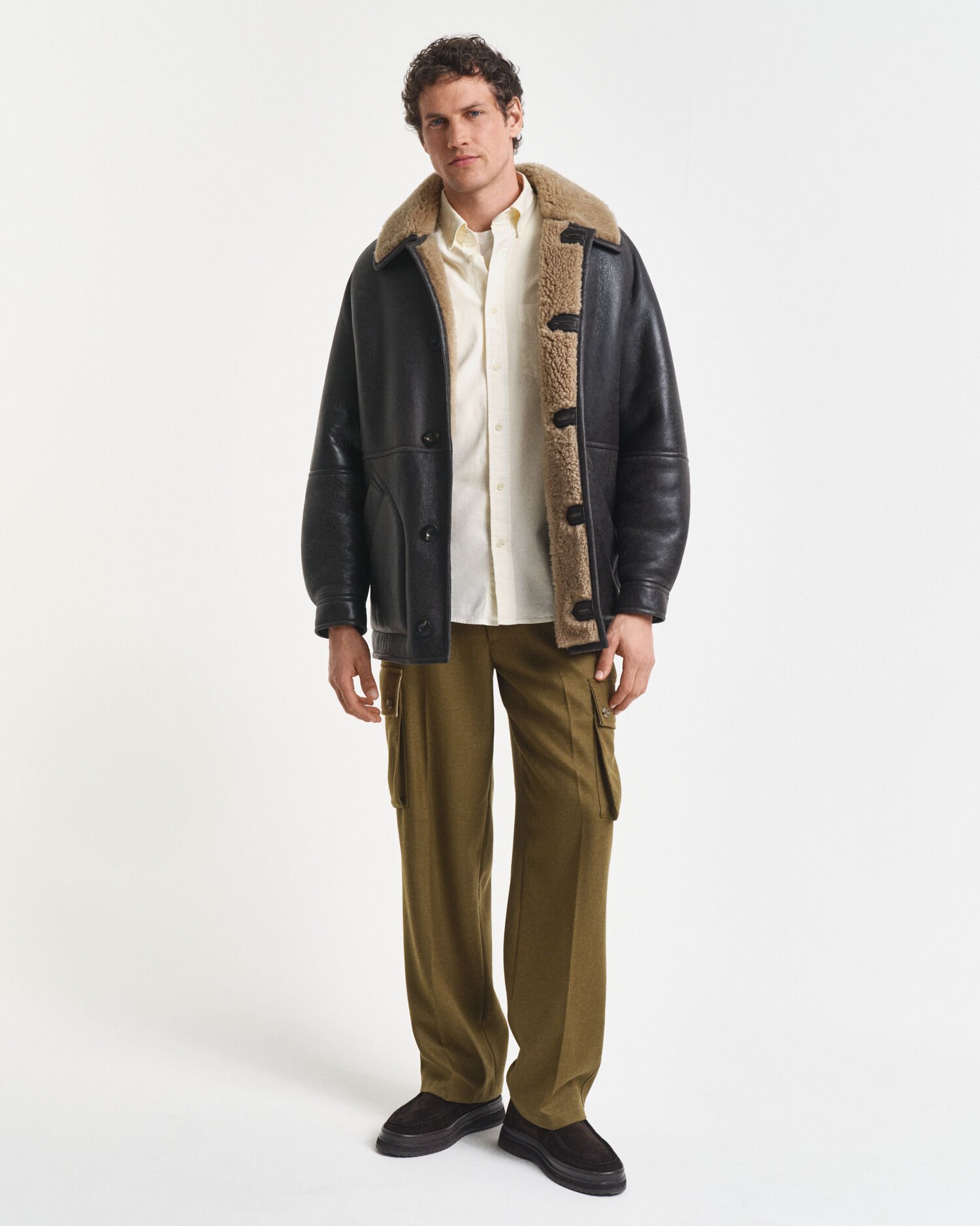 Regular Fit overhemd van keperstof