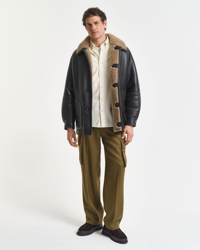 Regular Fit overhemd van keperstof