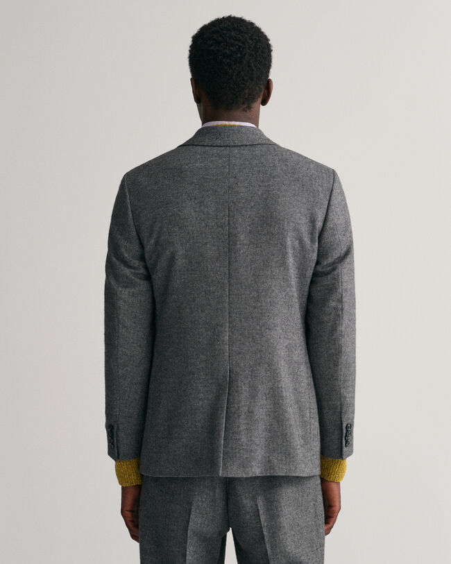 Kostuumblazer met visgraatmotief