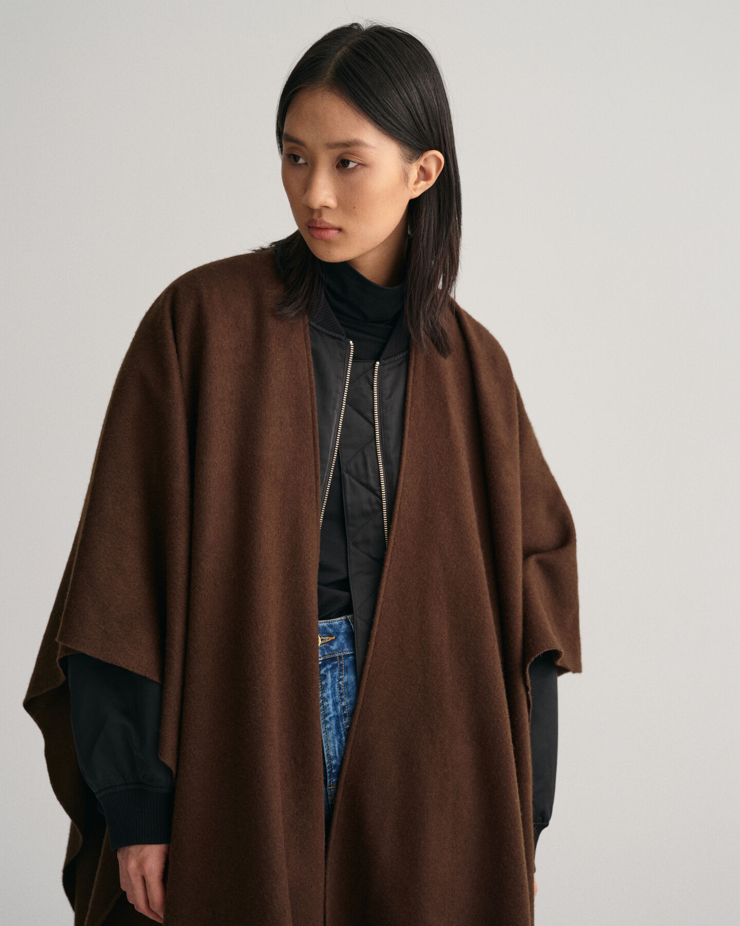 Wollen poncho