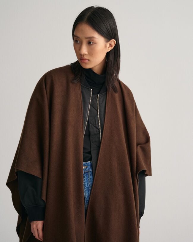 Wollen poncho
