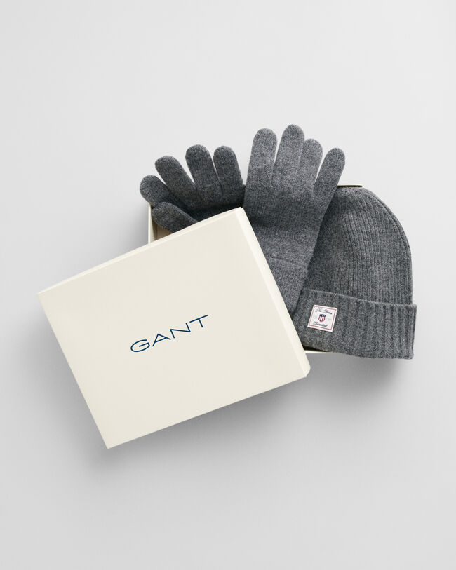 Cadeauset met beanie & handschoenen