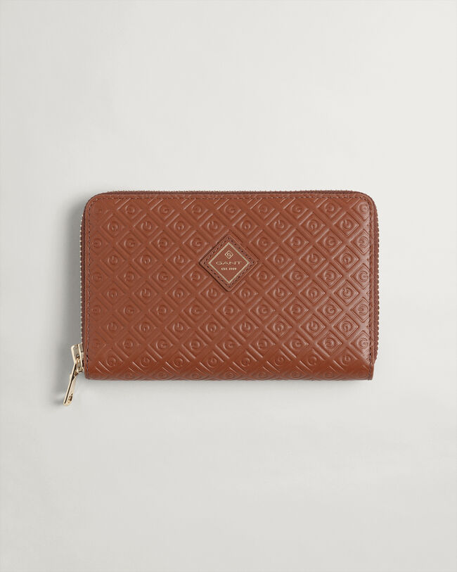 Icon G leren portemonnee