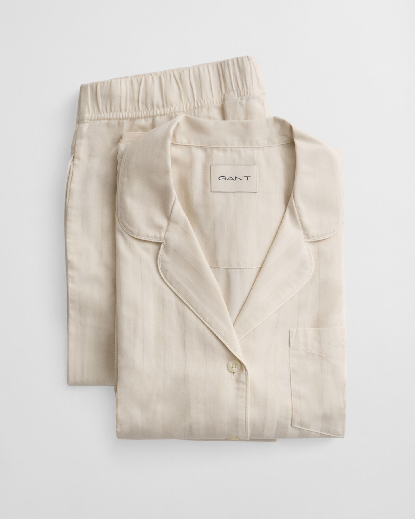 Cadeauset met satijnen pyjama met streepje