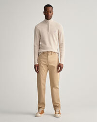 Allister Regular Fit chino van keperstof