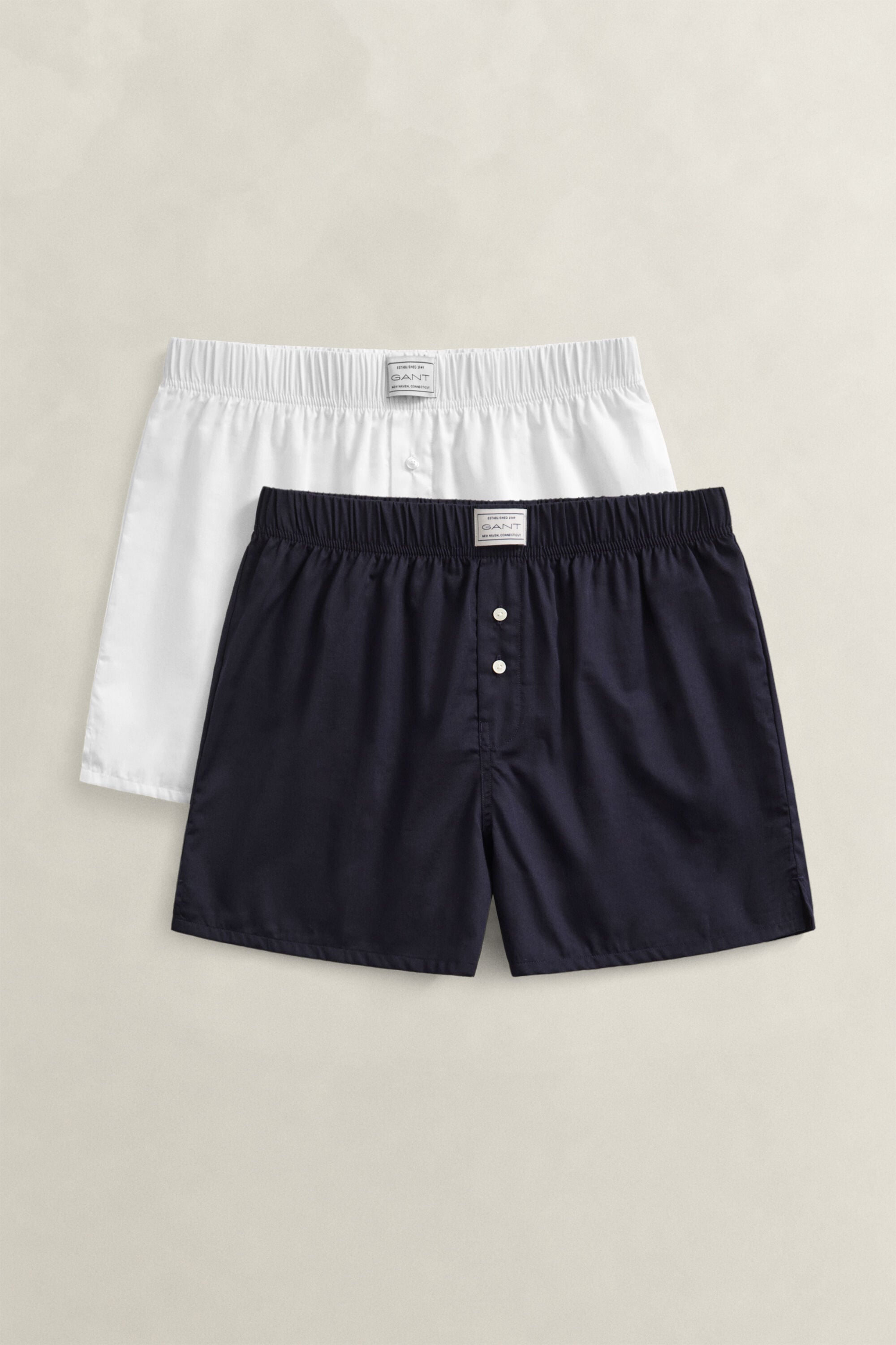 Set van twee katoenen boxershorts