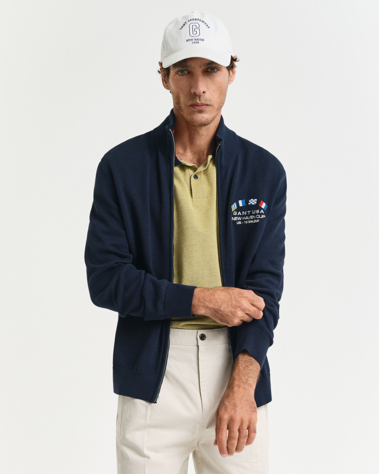 Nautical Flags vest met ritssluiting