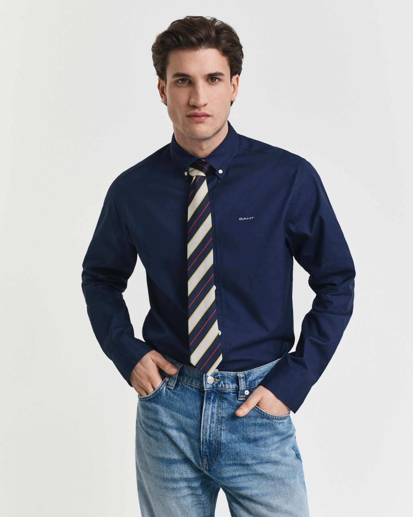 Regular Fit Pinpoint Oxford-overhemd