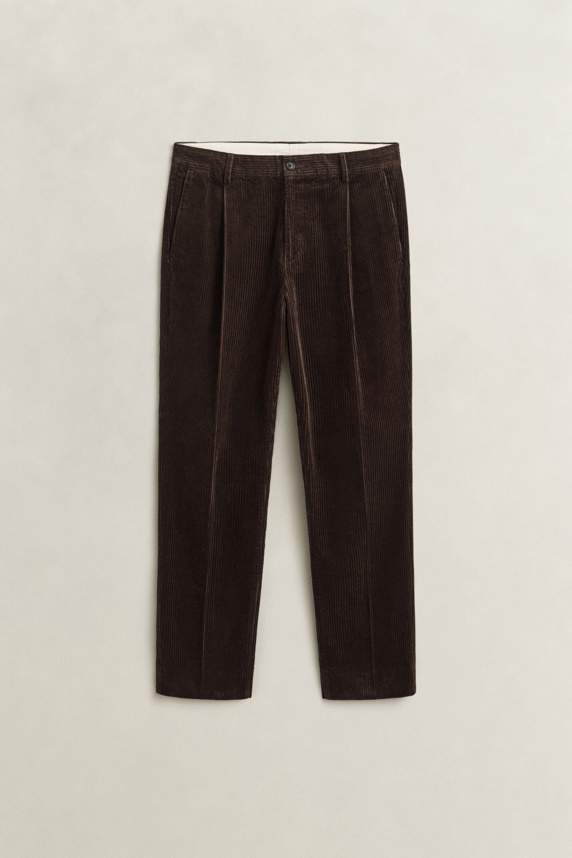 Corduroy kostuumbroek
