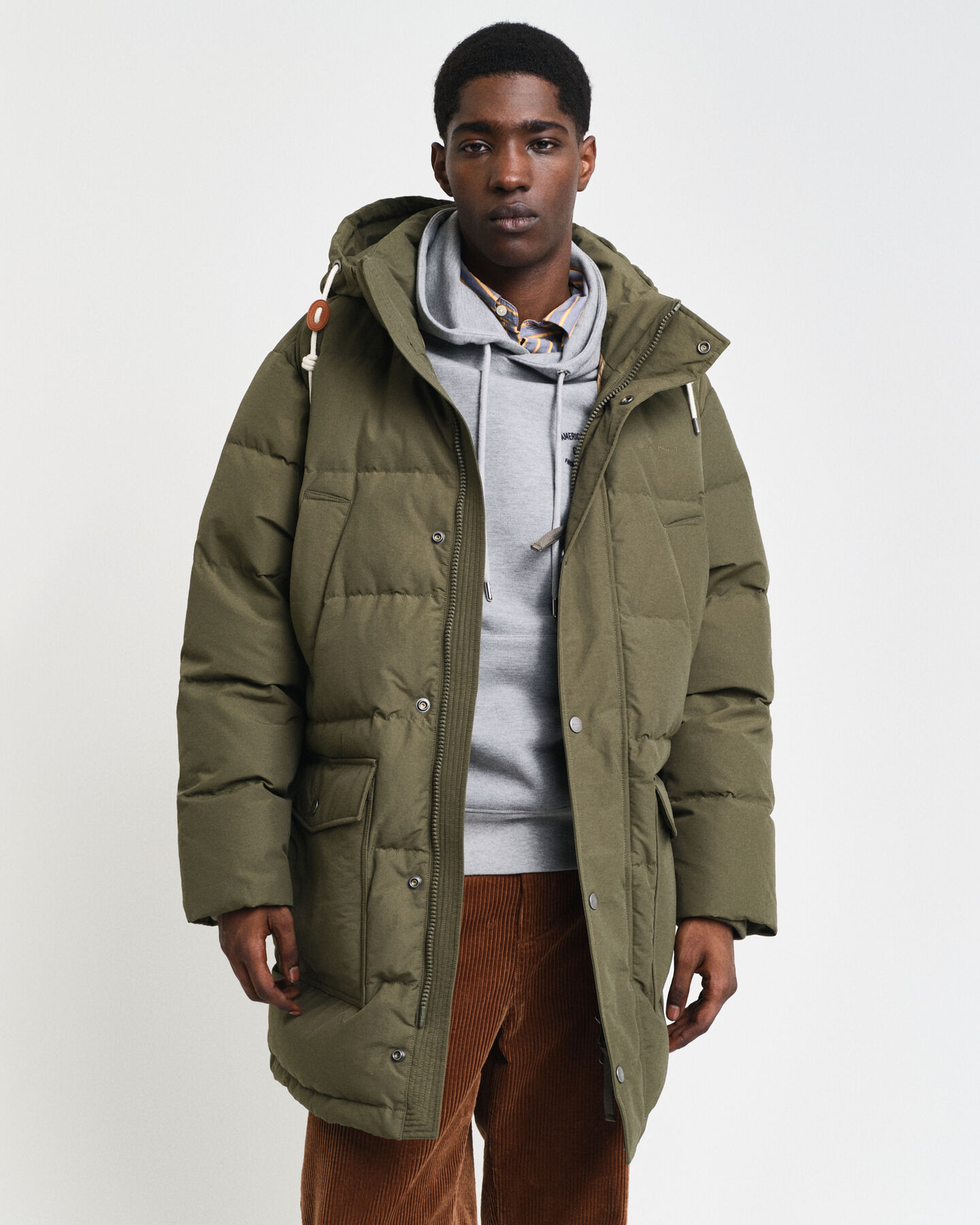 Halflang zwaar donsjack