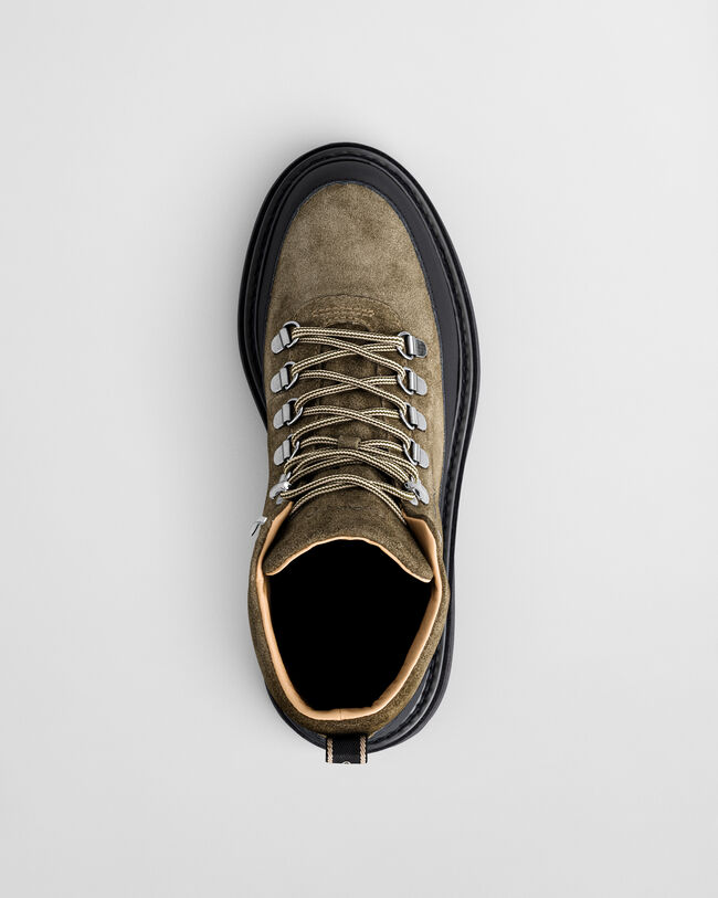 Hillprep halfhoge suède laarzen