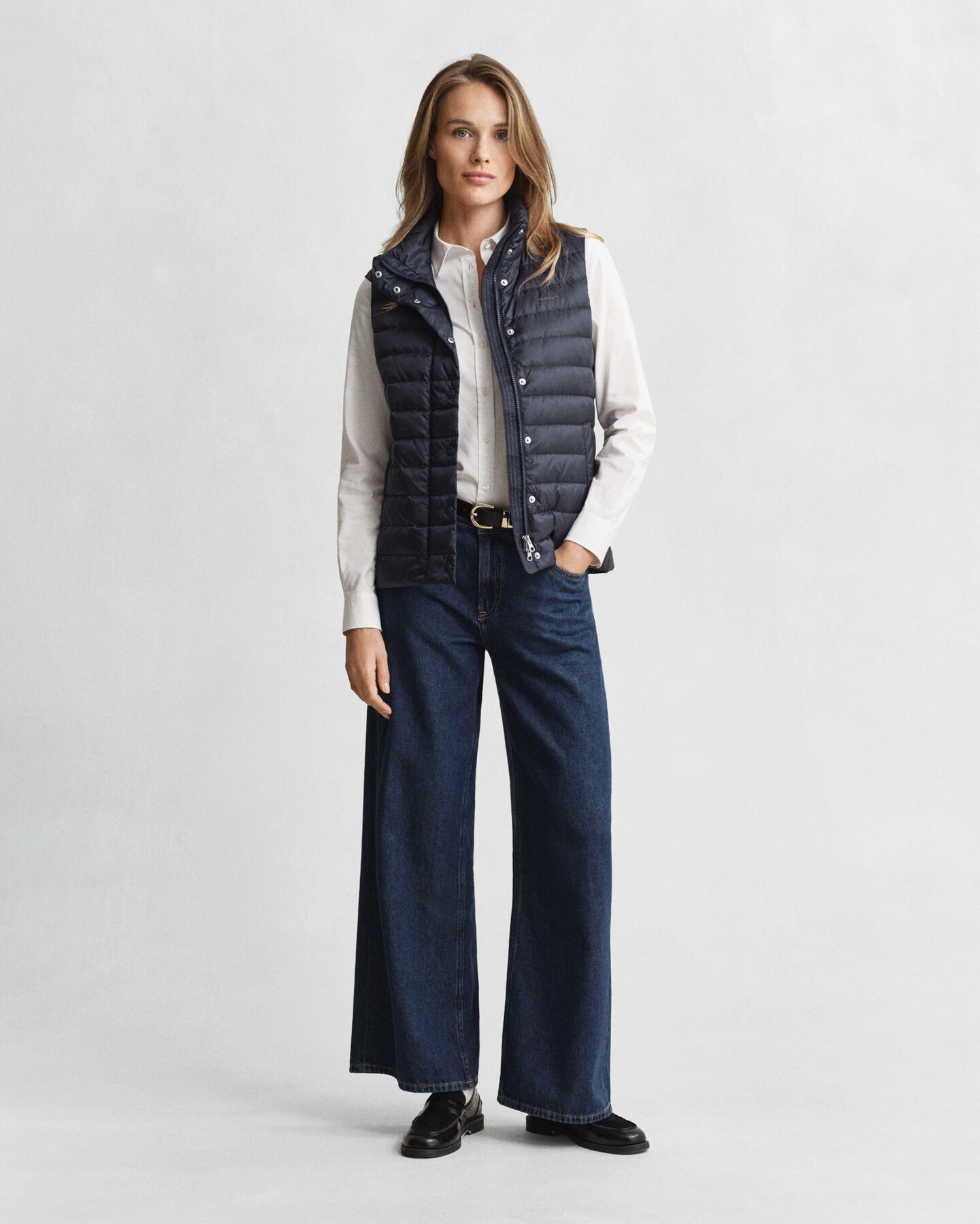 Lichte donsbodywarmer