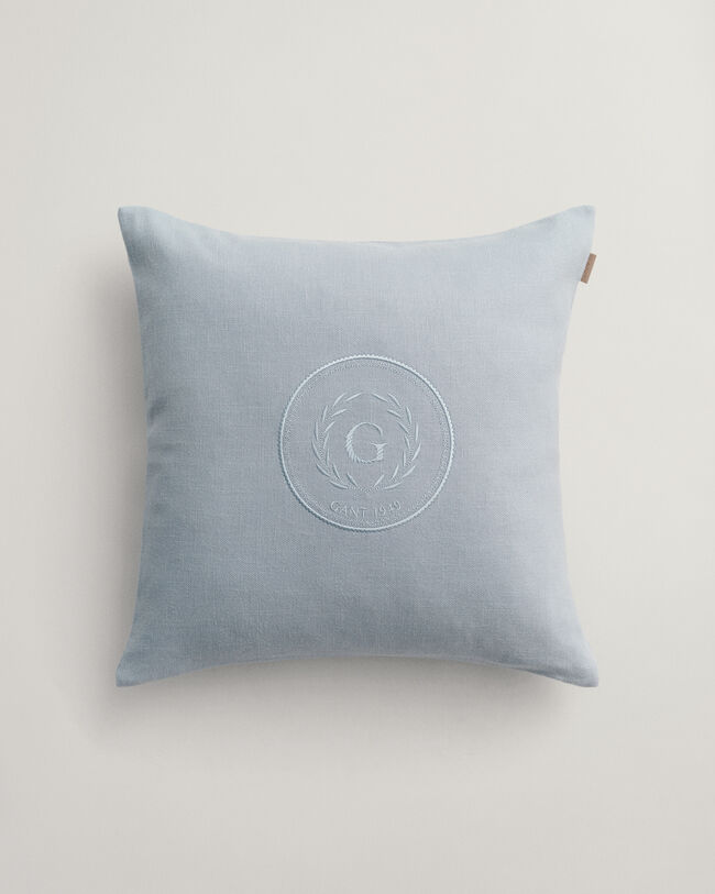 Crest kussenhoes in ton sur ton