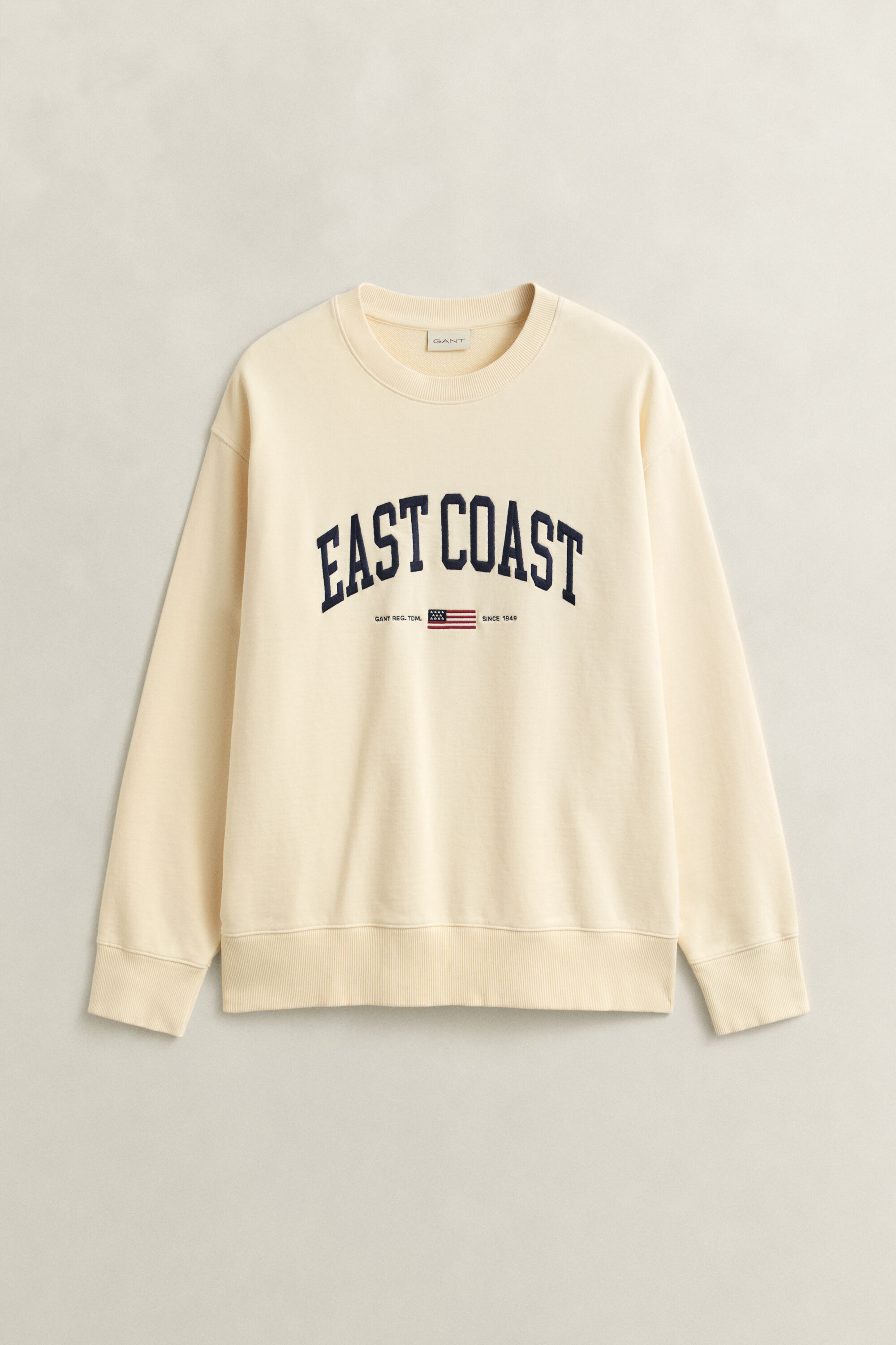 Sweatshirt met spray-afbeelding