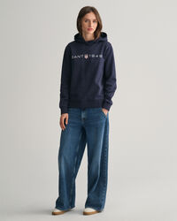 Archive Shield hoodie met print