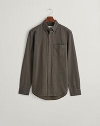 Regular Fit flanellen overhemd met visgraatmotief