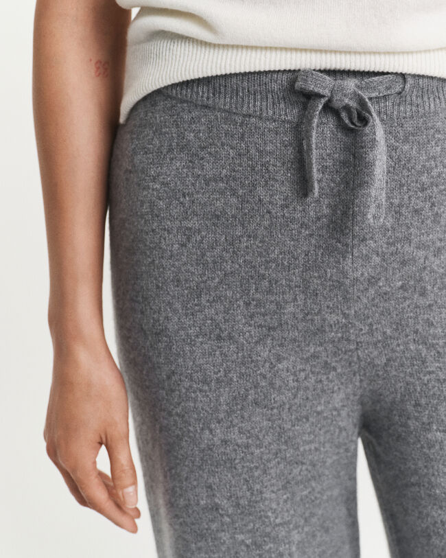 Broek van gebreide wol