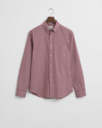 Regular Fit Classic overhemd met Gingham-ruitje van poplin