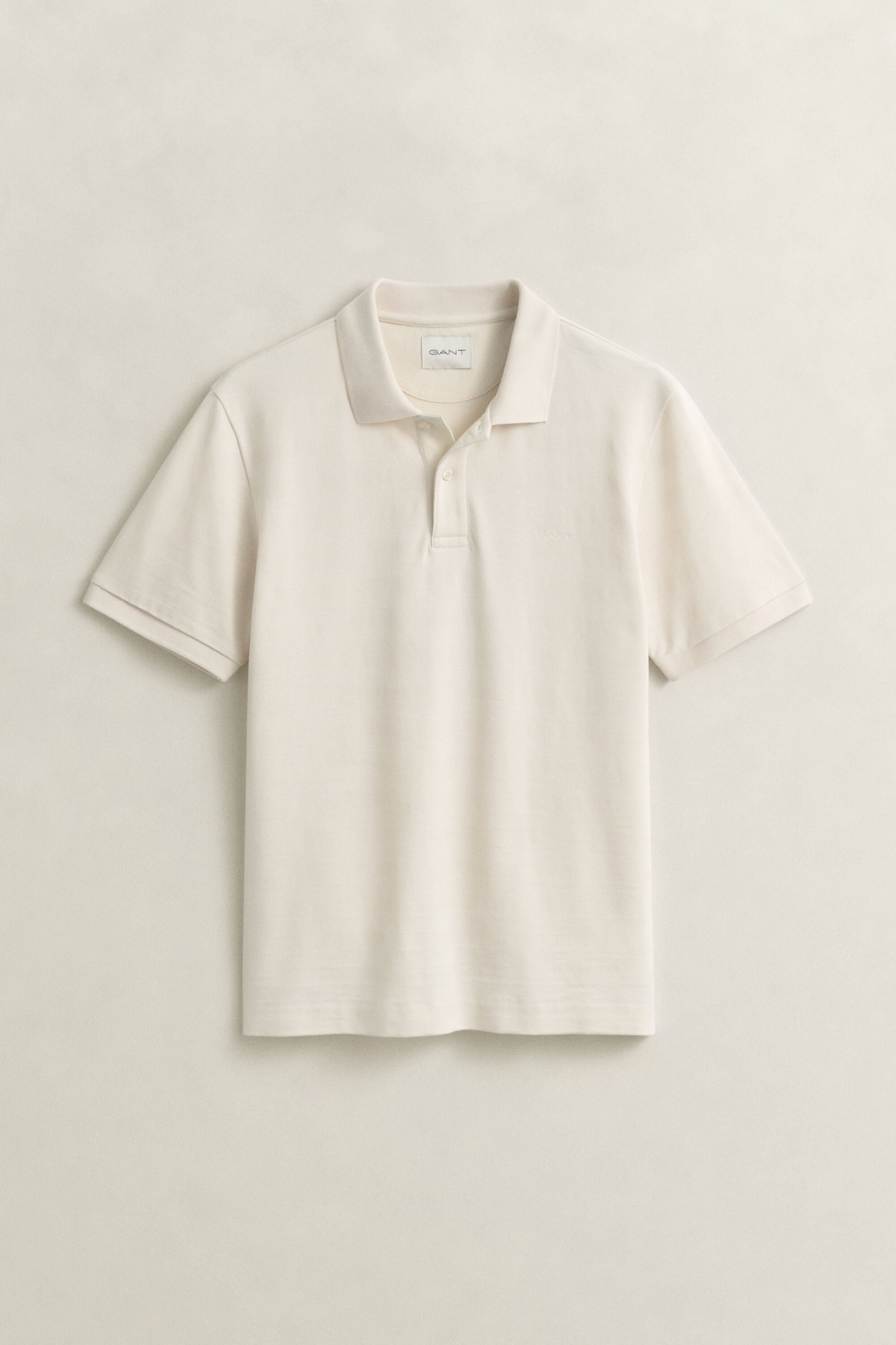 Gestreept poloshirt met textuur