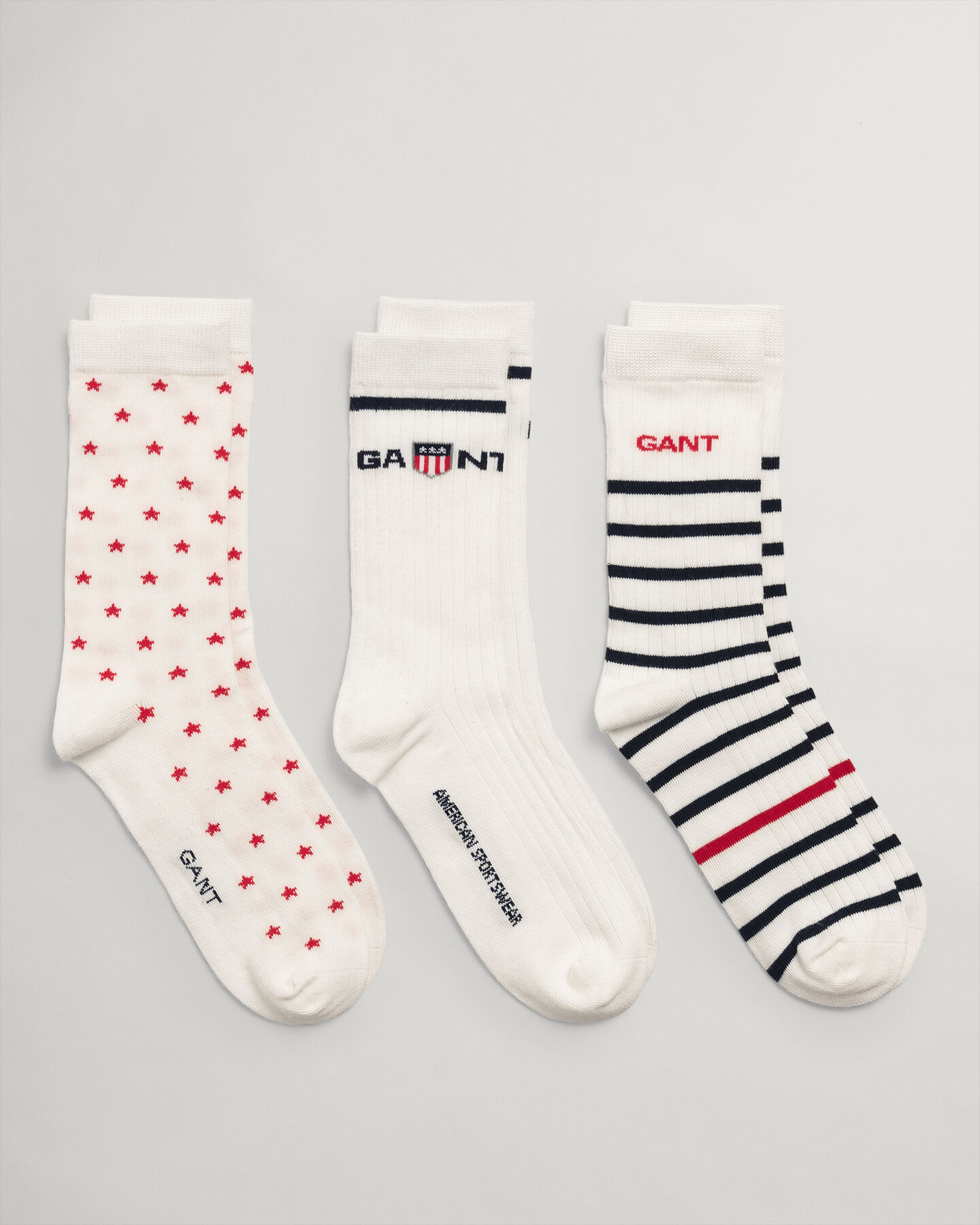 Set van 3 paar Retro Shield sokken