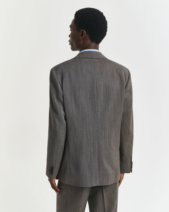 Kostuumjasje met visgraatmotief