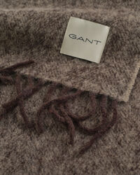 Sjaal met visgraatmotief van mohair en alpaca