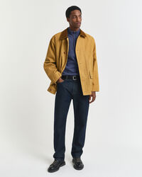 Sacker Rib sweatshirt met korte rits