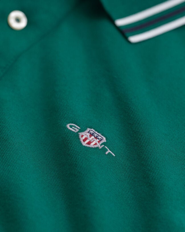 Poloshirt met biesje langs de kraag