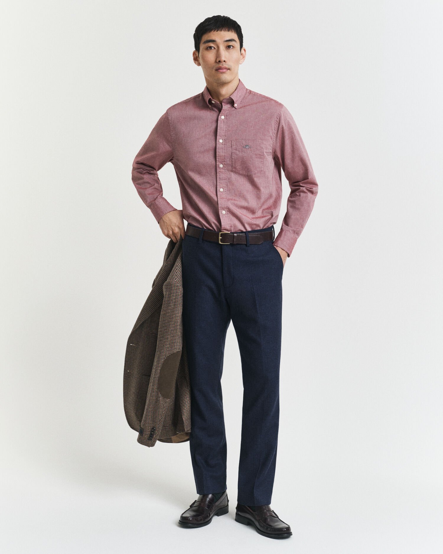 Regular Fit Classic overoverhemd van poplin