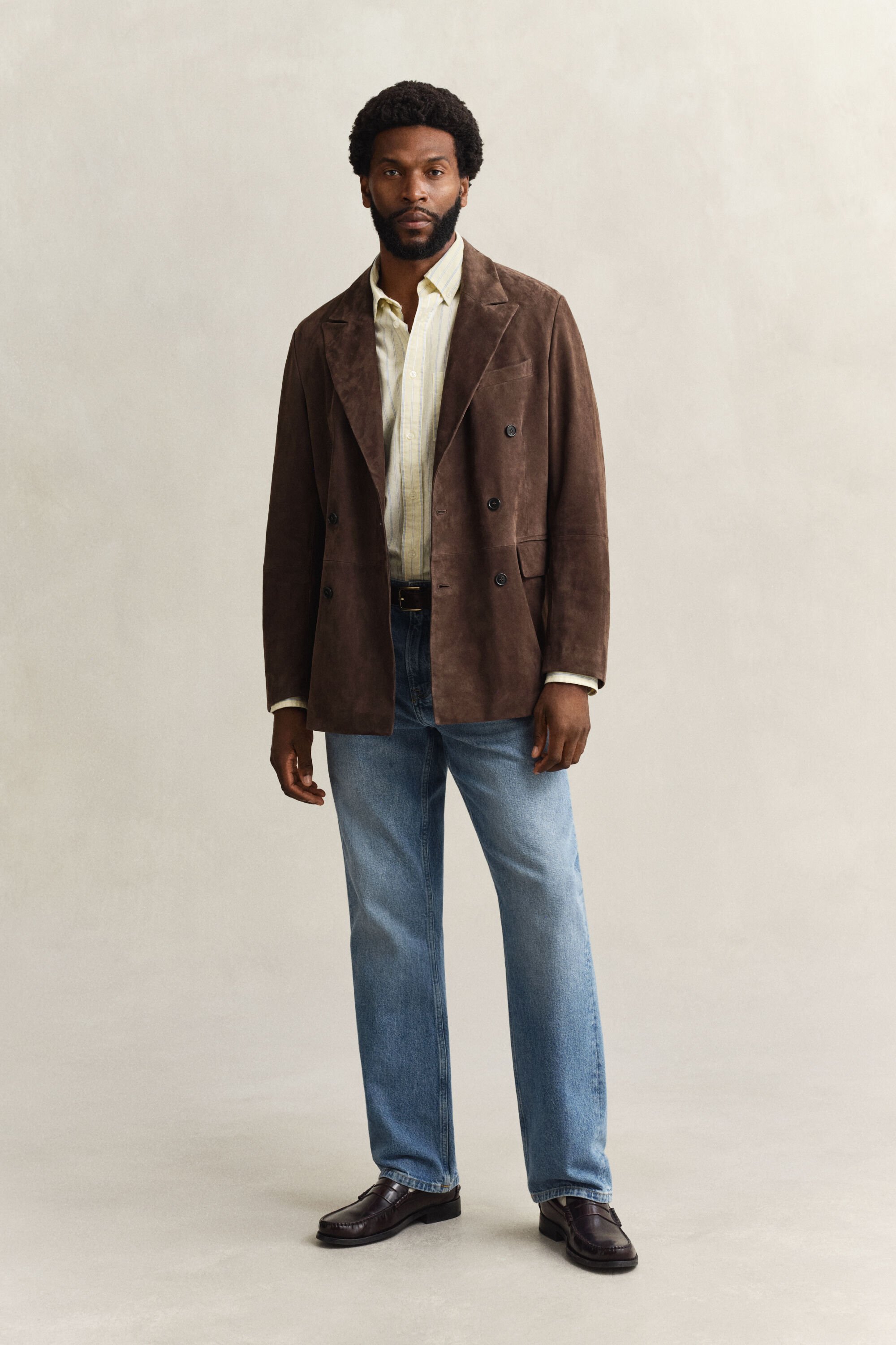 Klassiek Oxford-overoverhemd met strepen