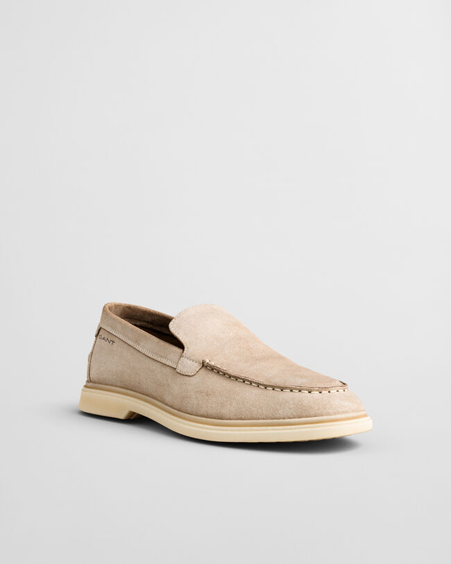 Boery su&egrave;de loafers