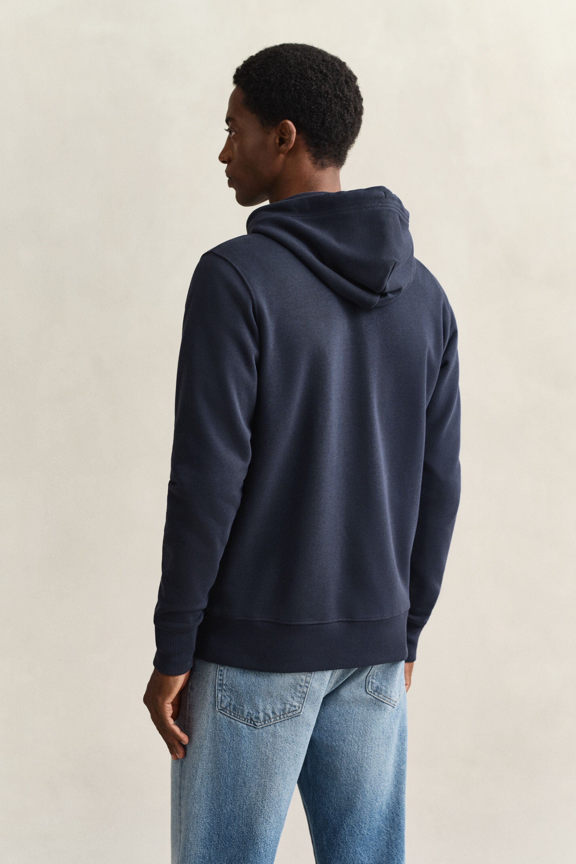 Shield hoodie met ritssluiting