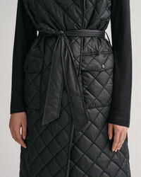 Lange gewatteerde bodywarmer