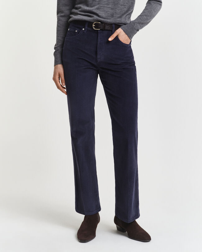 Flared corduroy jeans