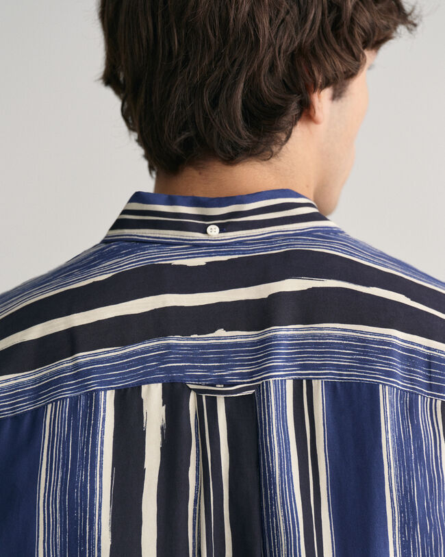 Relaxed Fit zijden overhemd met print