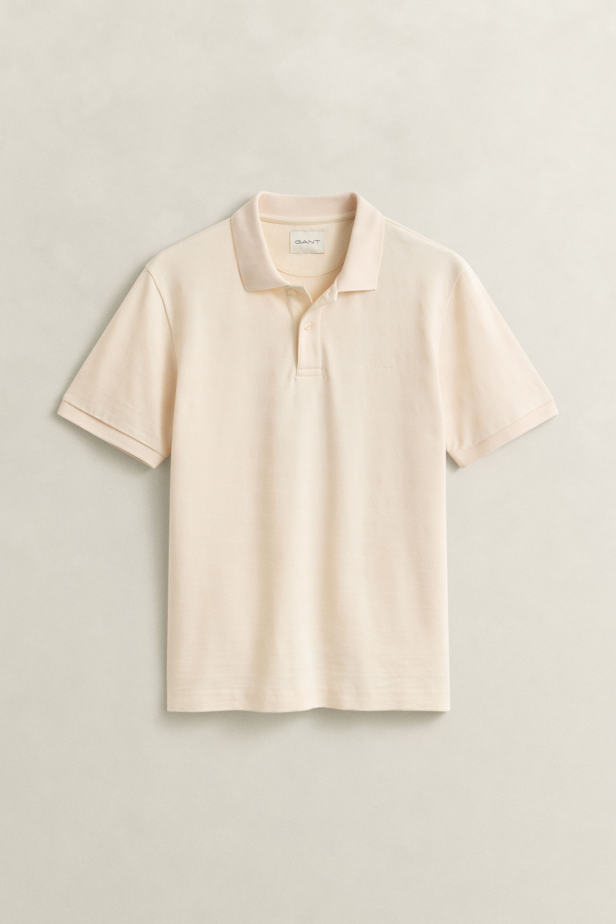 Gestreept poloshirt met textuur