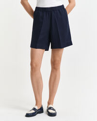 Relaxed Fit Pull-On short van linnenmix