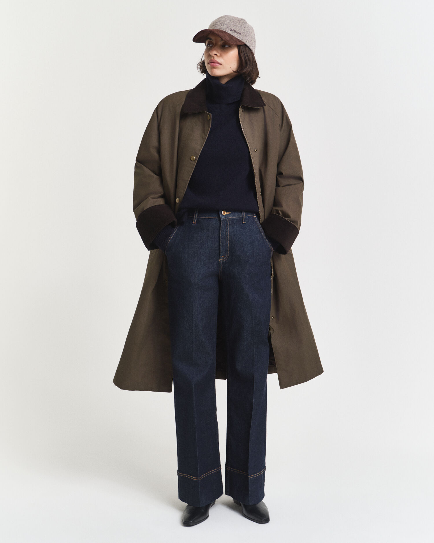 Coltrui van een zachte wol-kasjmiermix