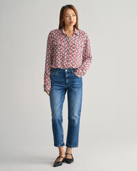Relaxed Fit overhemd met geometrische print