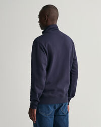 Retro Crest sweatshirt met korte rits