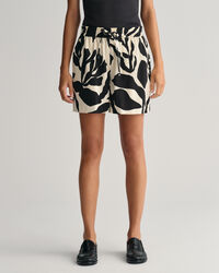Relaxed Fit Palm Print Pull-On short