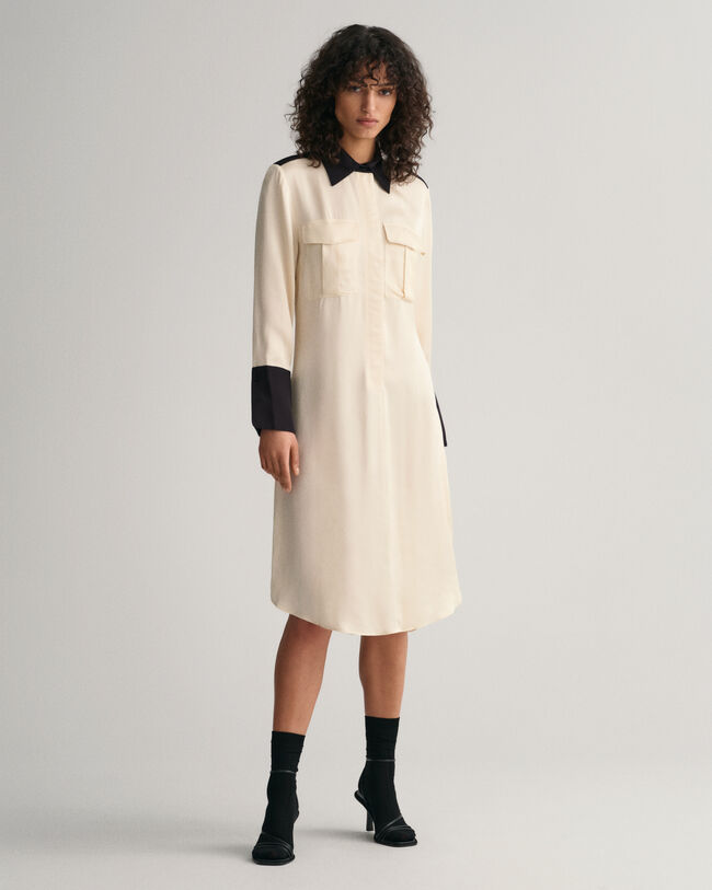 Overhemdjurk met kleurblok