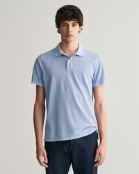 Sunfaded piqu&eacute; poloshirt