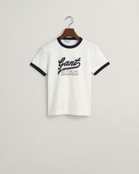 Teen Girls cropped GANT USA T-shirt