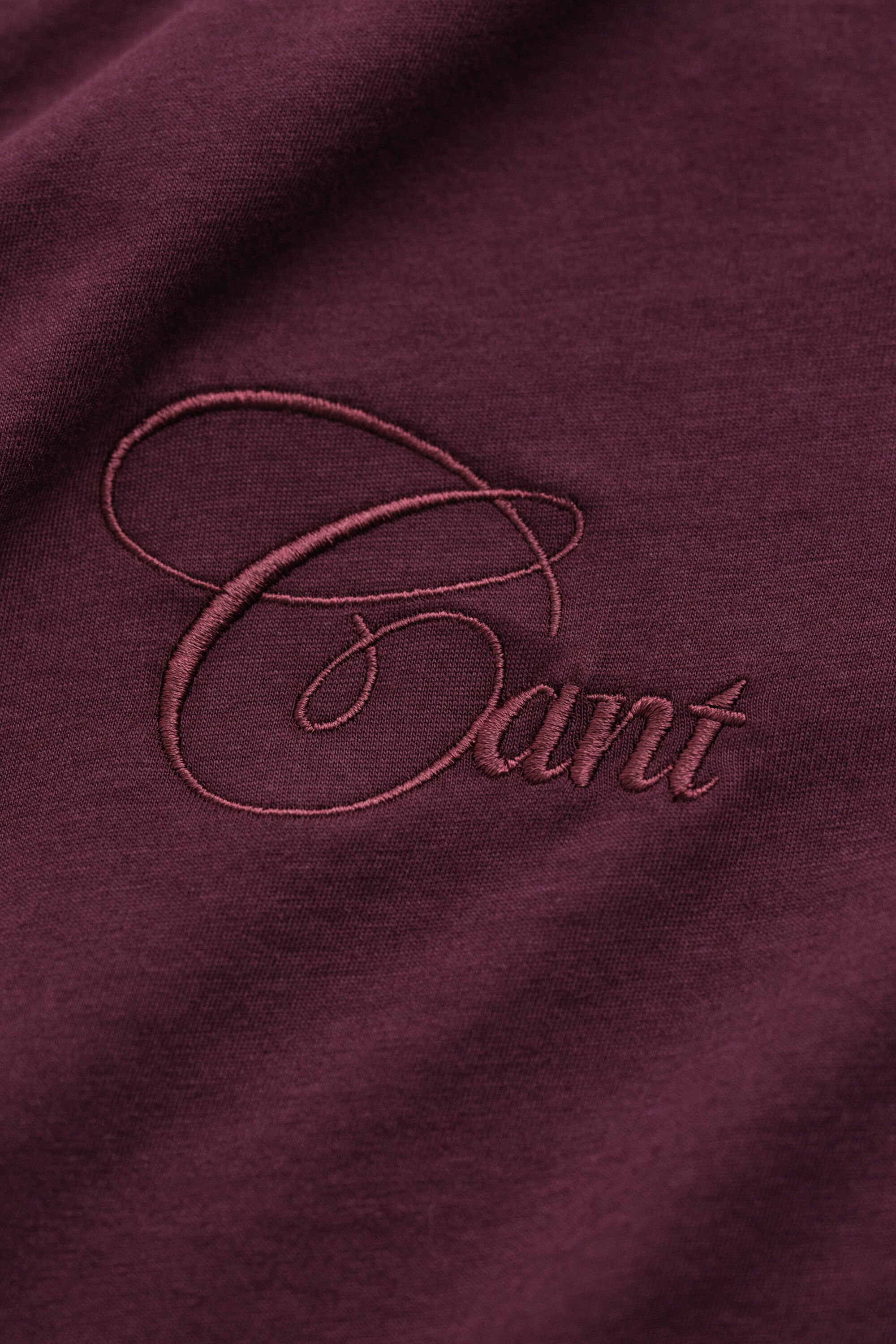 T-shirt met ton sur ton print