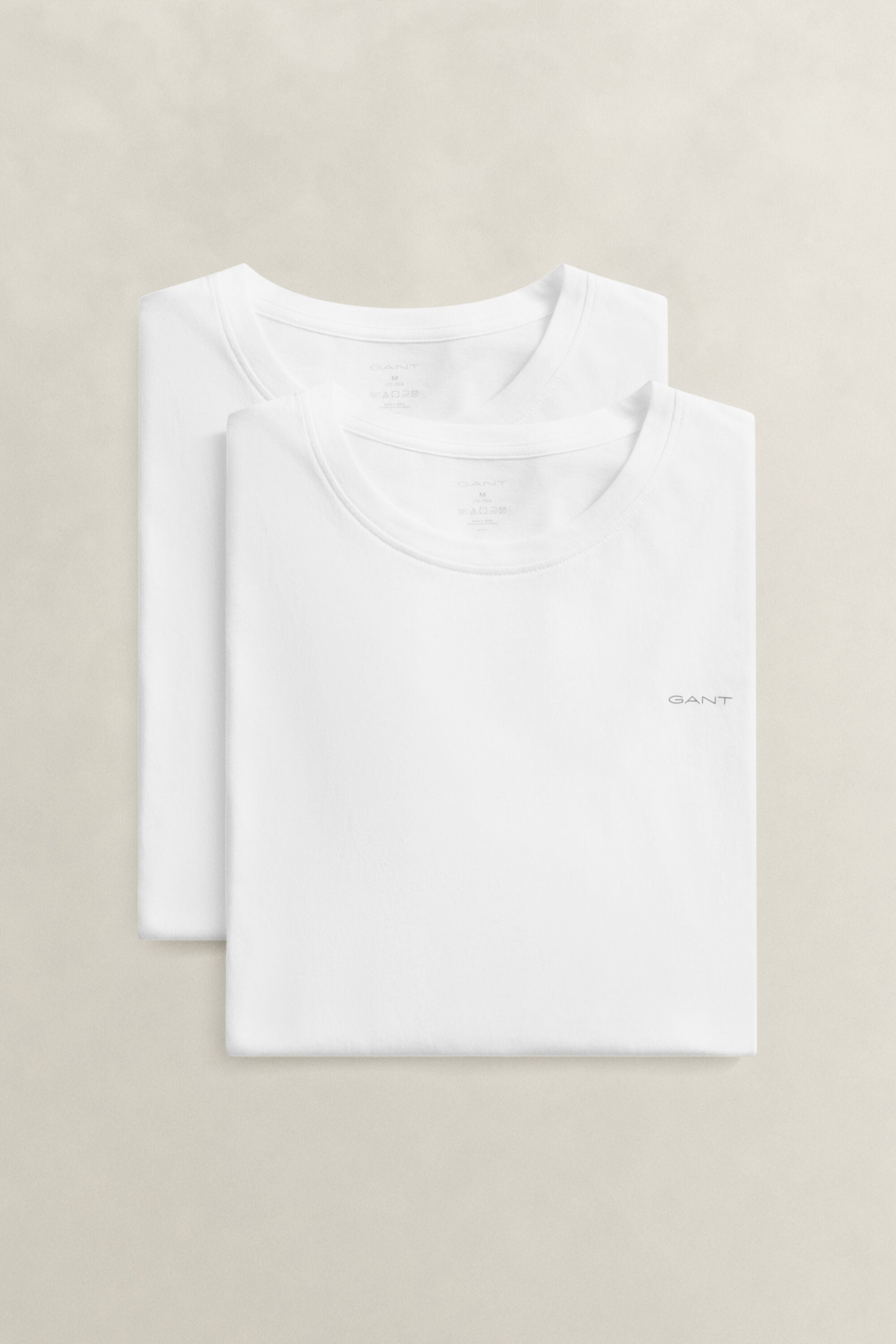 Set van twee T-shirts met ronde hals